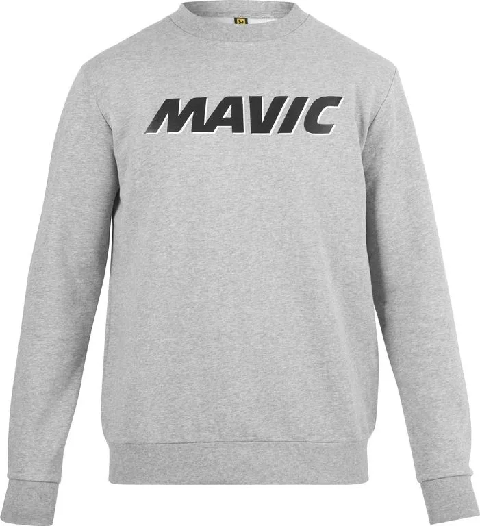 Mikina Mavic Corporate Logo Light Grey Black