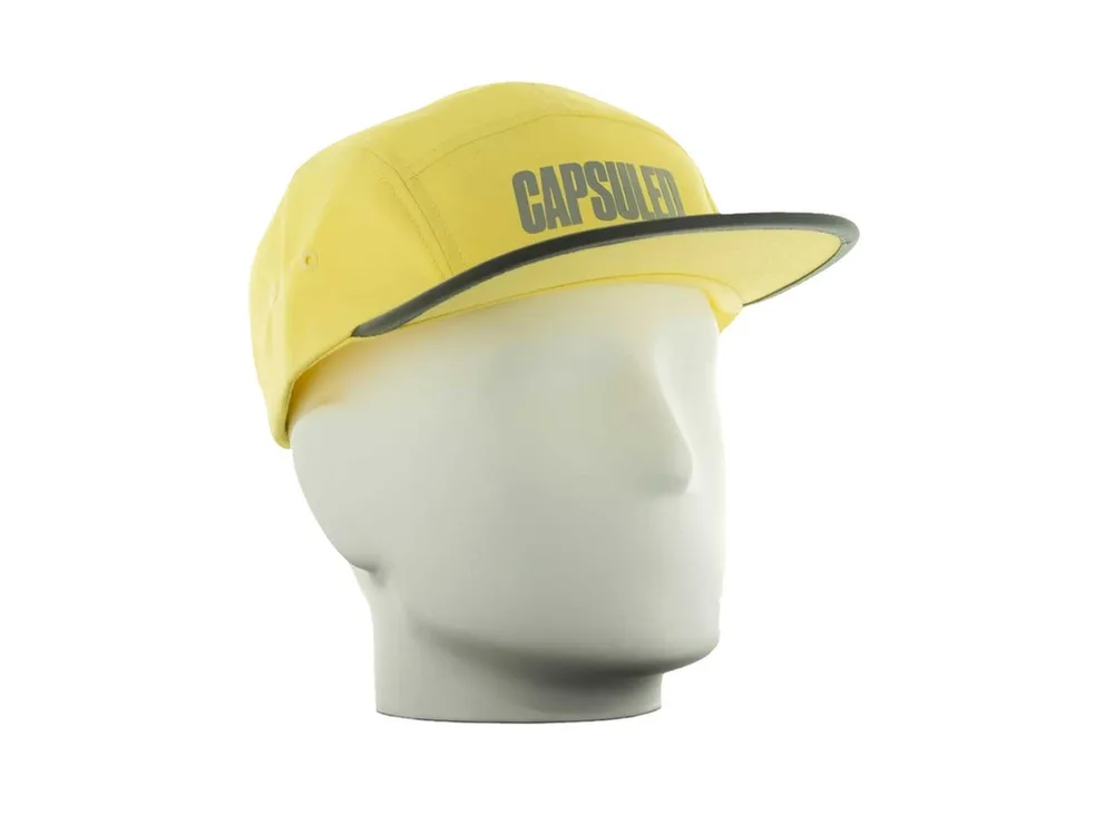 Capsuled Šiltovka Reflective Flex Cap, Sivá/Žltá