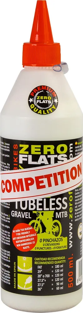Bezdušový tmel ZeroFlats MTB/Gravel Competition, 500ml
