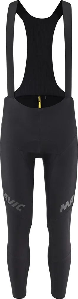 Pánske zateplené nohavice s vložkou a trakmi Mavic Ksyrium Thermo Black