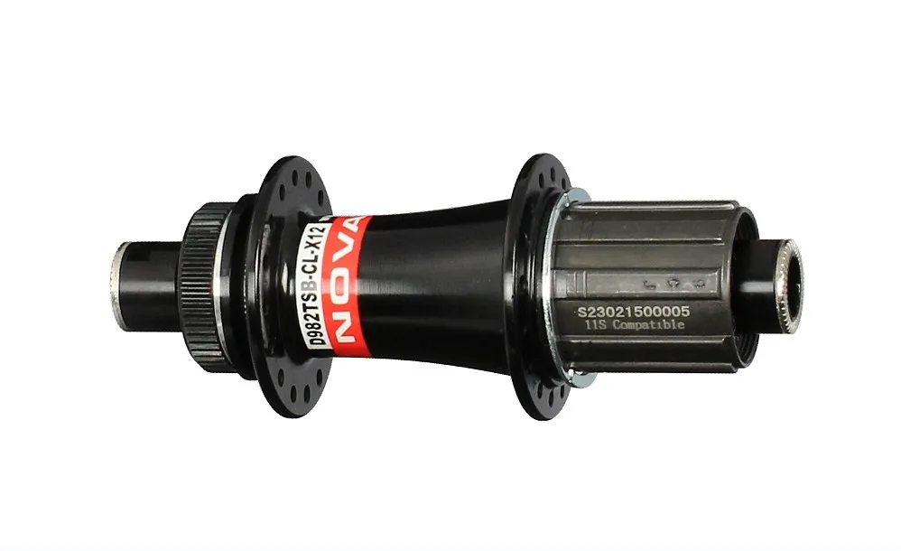 Novatec D982TSB-CL-X12-11S, zadný náboj, 32 dier, 12x142, Shimano HG, OEM
