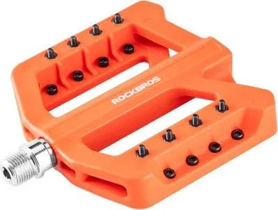 Pedál RockBros, PL,LSL Flat, nylon, 9/16,oranžový