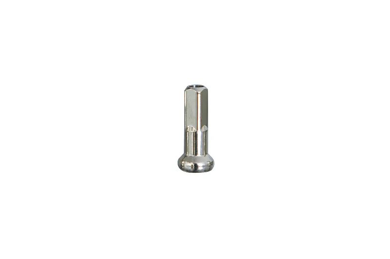Niple mosadzné 2x14mm, strieborné