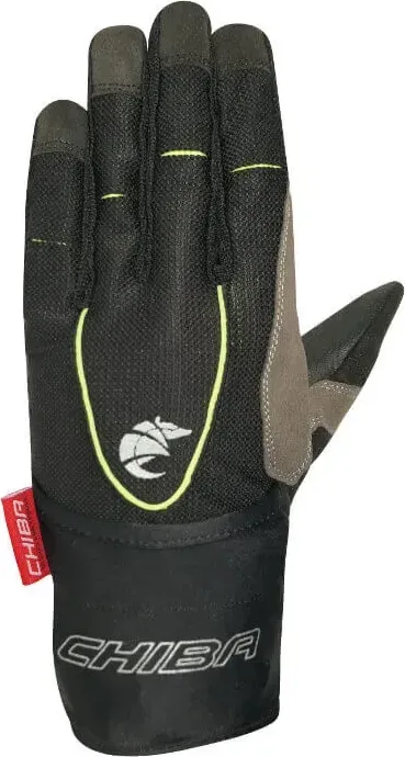 Chiba Cyklistické rukavice Pro Summer BLACK L, Čierna