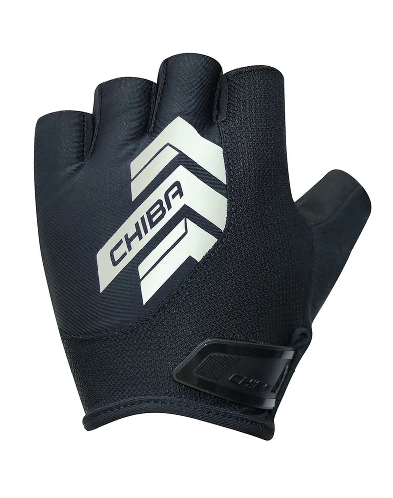 Chiba Cyklistické rukavice Reflex BLACK L, Čierna
