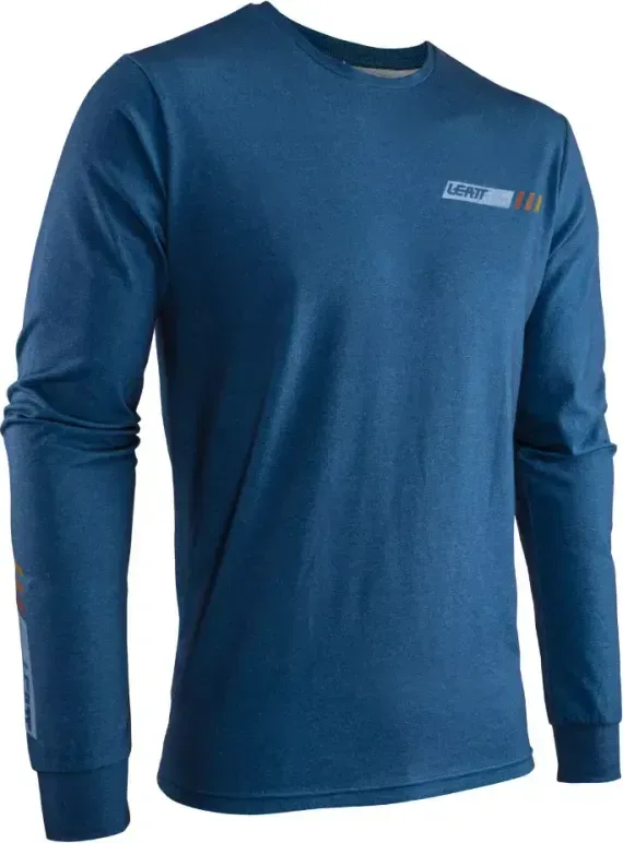 Leatt triko s dlhým rukávom Core, pánske, denim