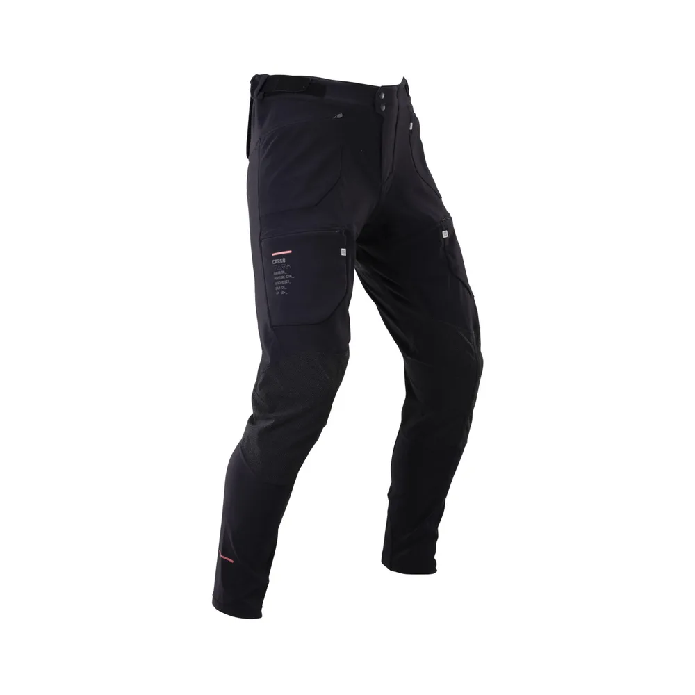 LEATT dlhé nohavice MTB Trail 8.0 Cargo, Ghost Black