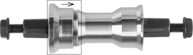 Oska M-Wave stred.zapuzdrená 122,5mm,oceľ.misky