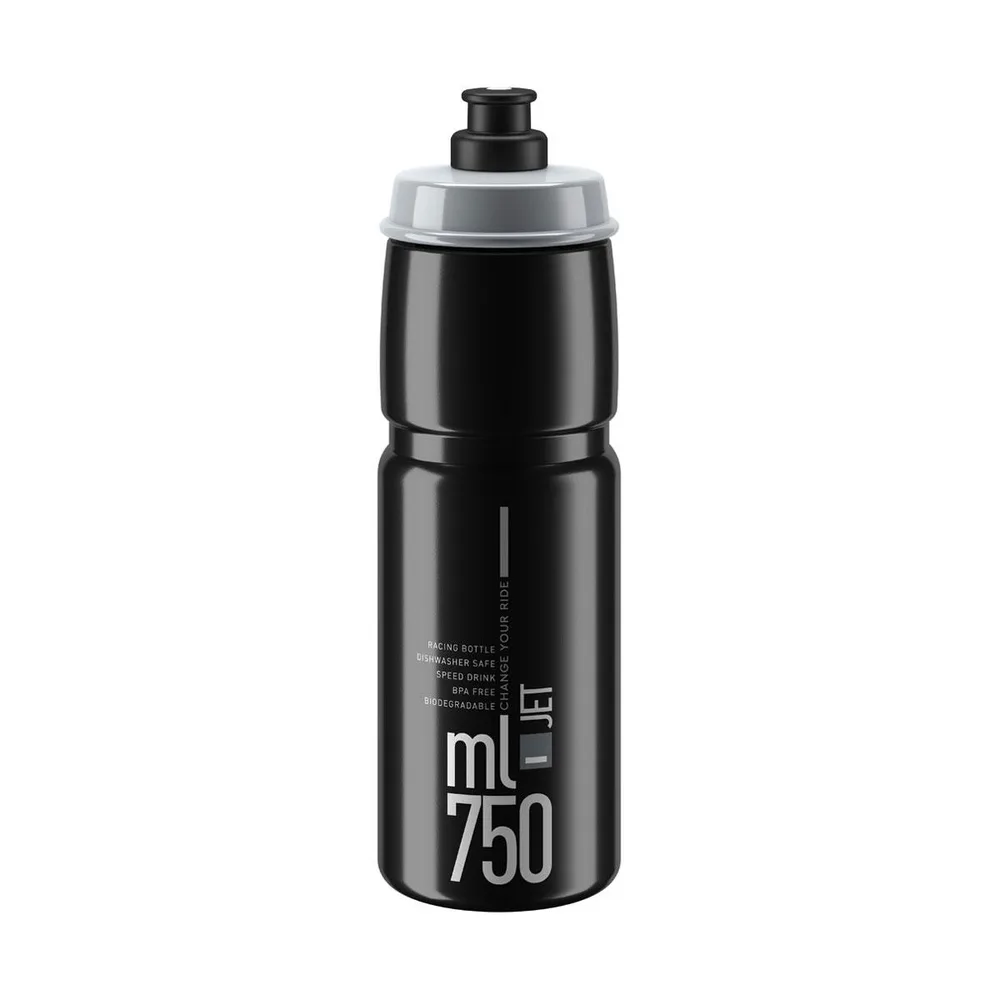 Fľaša JET 750 čierno/šedá