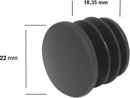 Zátka do riaditok, priemer 22mm, plast, 10ks/bal.