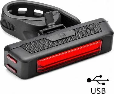 Svetlo zadné 16 červených LED, 65 Lm 3F, USB nabíjanie, s USB káblom. V cene výrobku je zahrnutý recykl.pop.pre SR v sume 0,1248