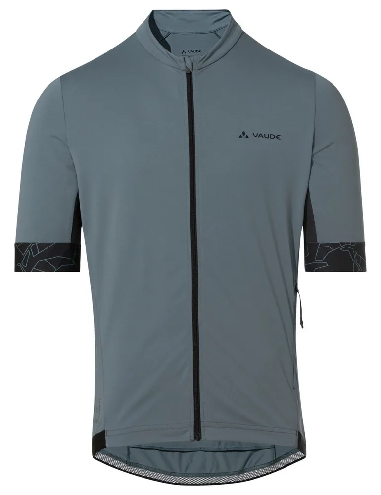 Vaude cyklistický dres Kuro FZ, pánsky, sivý (heron)