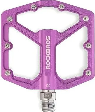 Pedál RockBros, PL,LSL Flat Al, 9/16, purpurový