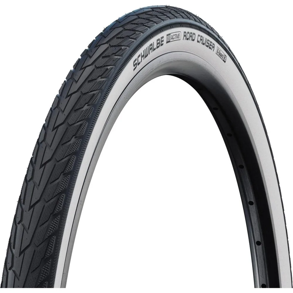 Plášť ROAD CRUISER 27x1 1/4 (28/32-630) 50EPI 550g TwinSkin K-Guard Green biely bok
