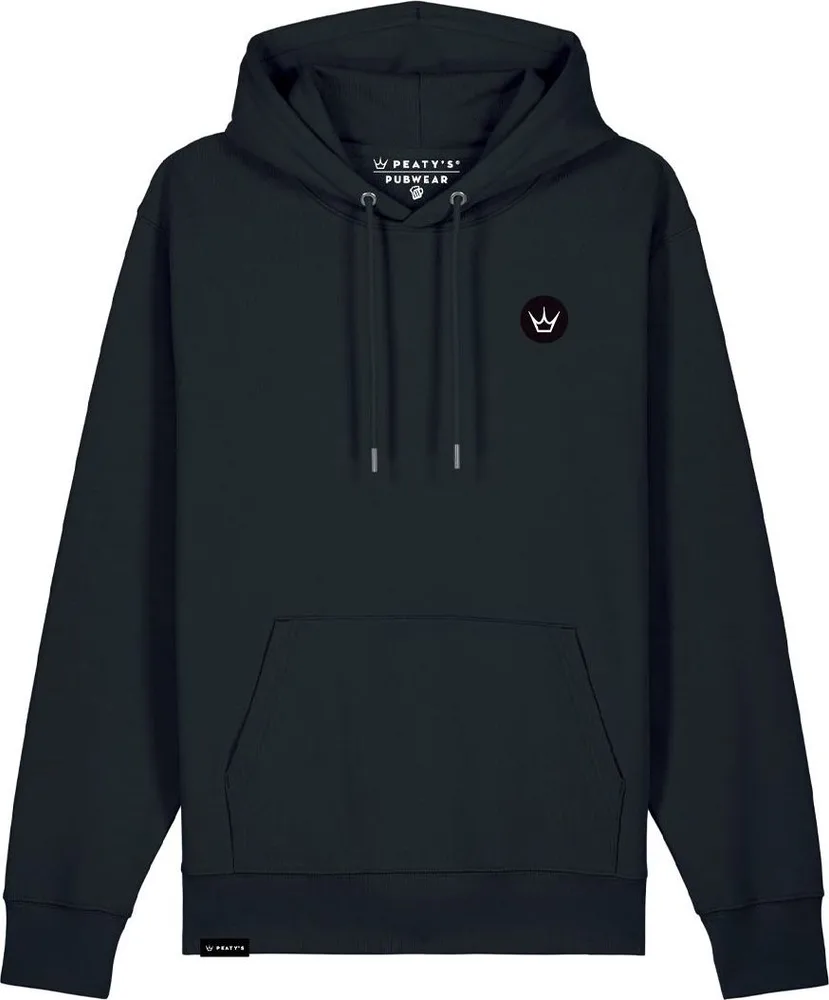 Mikina s kapucňou Peaty's Pubwear - Crown / Black