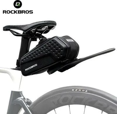 Taška RockBros podsedlová s blatníkom, 1,3l, čierna