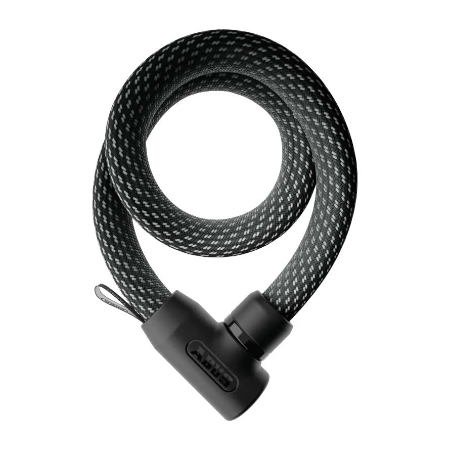 ABUS Zámok na bicykel Yarnit 4004K/85 čierny, Čierna