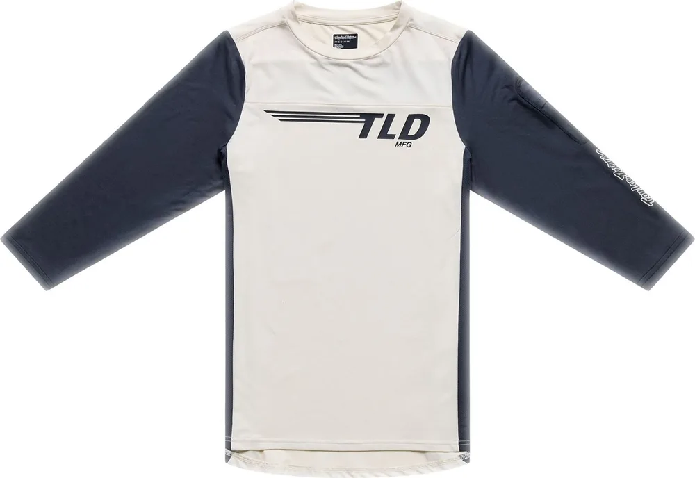 Pánsky dres s 3/4 rukávom TLD Ruckus Ride Tee Wings Pumice