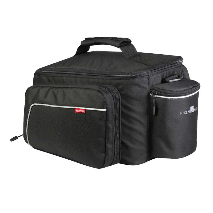 KLICKfix Taška na zadný nosič RACKPACK SPORT PLUS čierna, Čierna