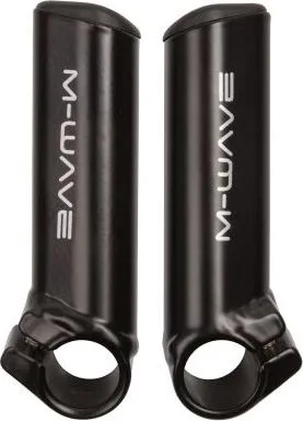 Rohy AL M- WAVE krátke, matné čierne 105 mm