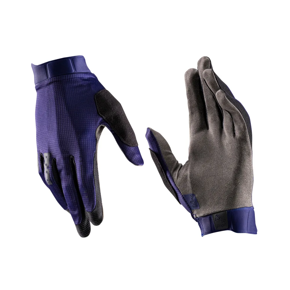 LEATT rukavice MTB 1.0 GripR, Galaxy Blue