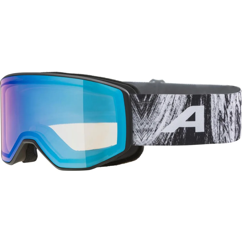 Alpina lyžiarske okuliare VENET black-glacier matt Q-LITE blue