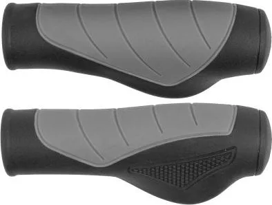 Rukoväť gumená Ergogel,2 časti,sivo-čierna 135 mm