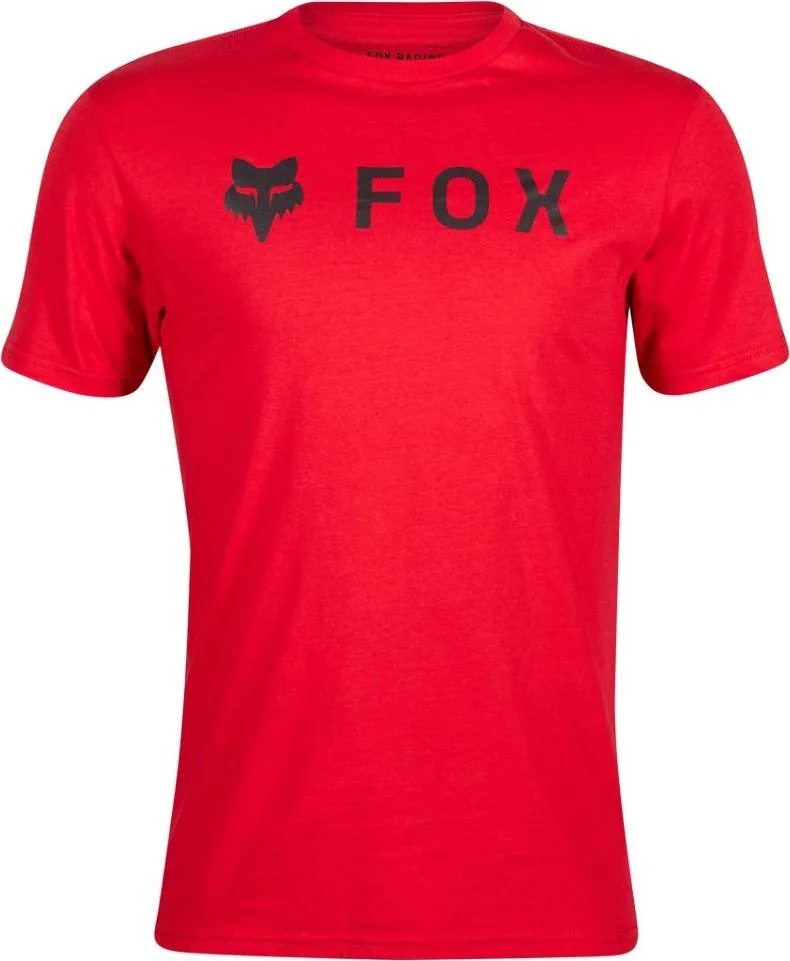 Pánske tričko Fox Absolute Premium, krátky rukáv, Flame Red