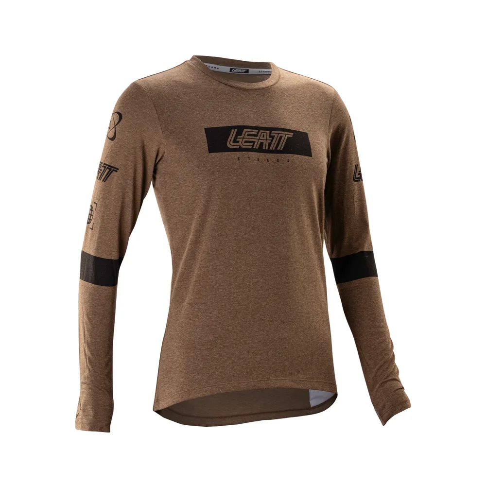 LEATT dres dlhý rukáv MTB Gravity 3.0 Women, Loam Brown