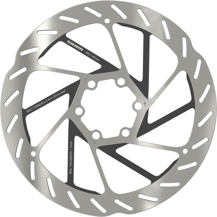 Brzdový kotúč so skrutkami SRAM HS2 160 Rounded