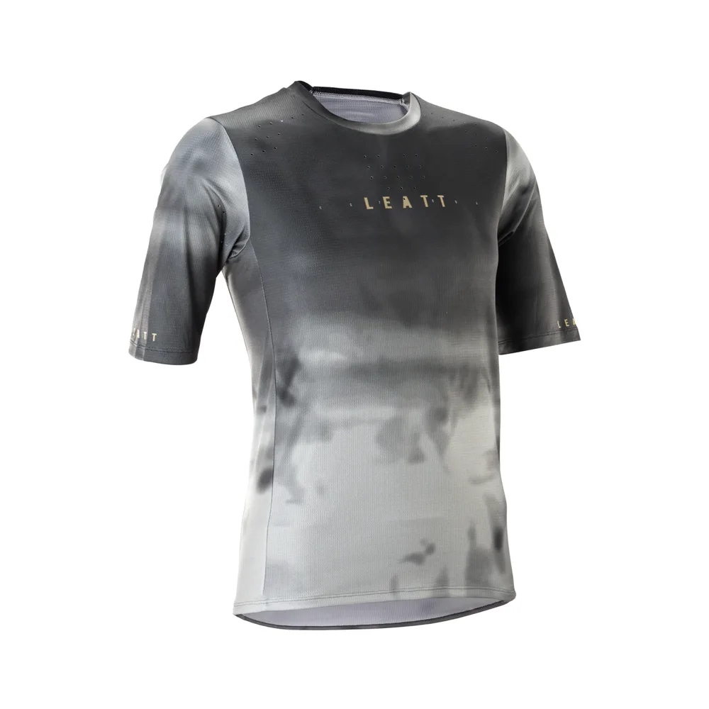 LEATT dres krátky rukáv MTB Gravity 4.0 Women, Ghost Black