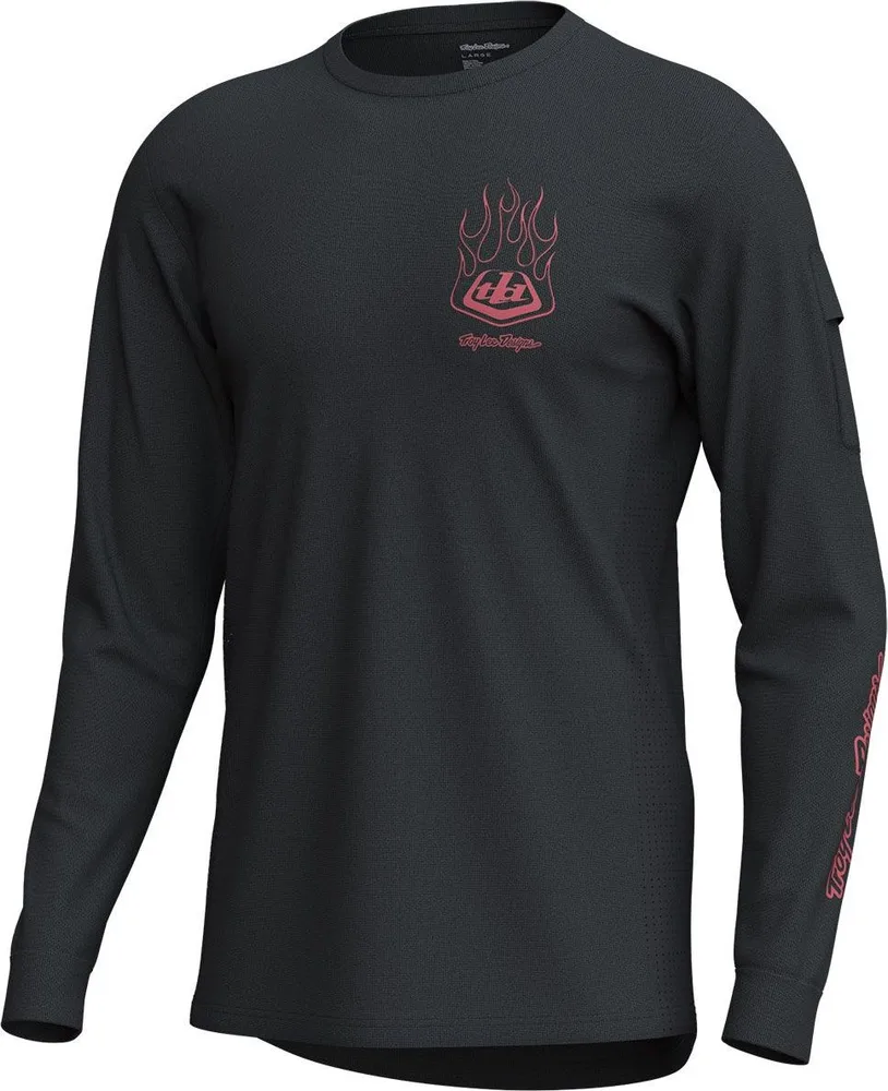 Pánsky dres s dlhým rukávom TLD Ruckus Ride Tee Ember Carbon