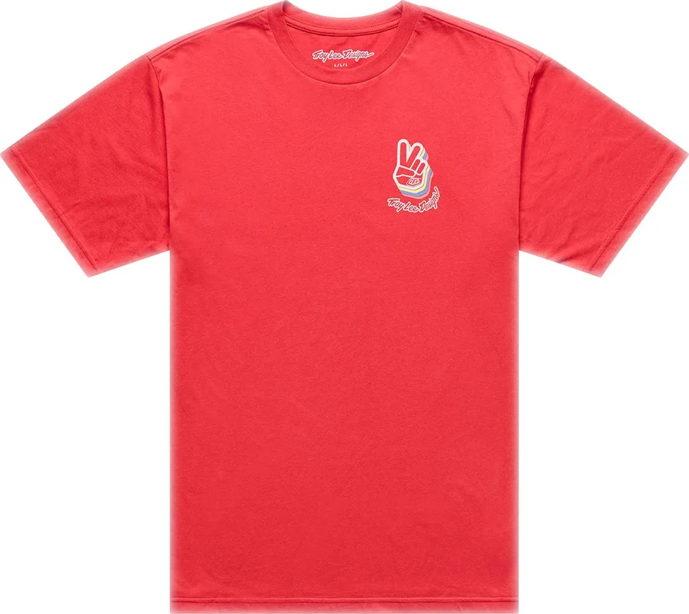 Tričko s krátkym rukávom TLD Deuces Scarlet