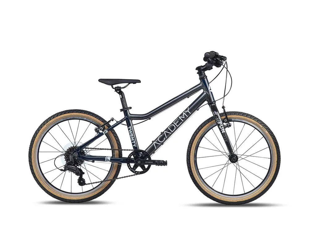 ACADEMY Detský bicykel Grade 4 Edition FUNtasy - 20" 2025, Čierna/Červená/Strieborná