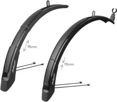 Blatník Expander Cross P + Z, 26-29, plast, čierny