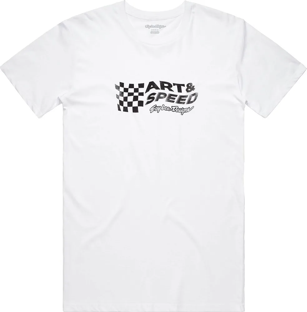Tričko s krátkym rukávom TLD Finish Line White