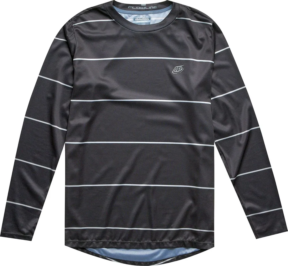 Detský dres s dlhým rukávom TLD Flowline Revert Black