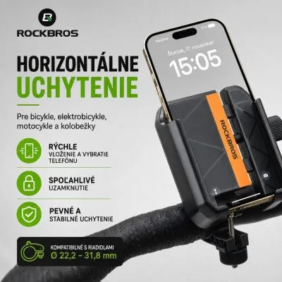 Držiak RockBros na Smartfón s montážou na riaditko