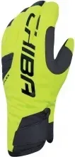 Chiba Zimné cyklistické rukavice BioXcell Warm Winter NEON M, Žltá
