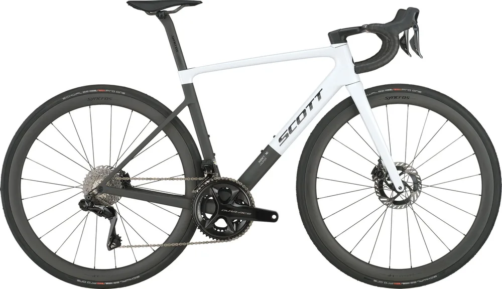 Scott Addict RC Pro, Cumulus White/carbon Black