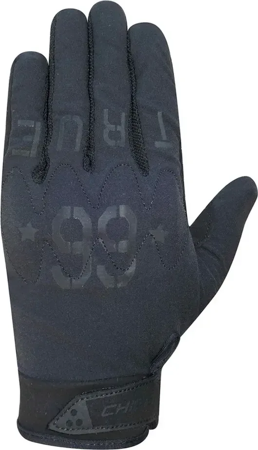 Chiba Cyklistické rukavice Double Six S, Čierna