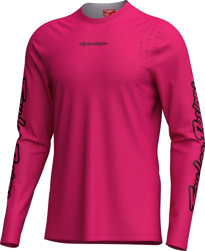 Pánsky dres s dlhým rukávom TLD Sprint Pro Mono Fuchsia