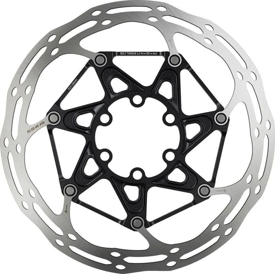 Brzdový kotúč SRAM Centerline 2P 180 mm Black TI Rounded