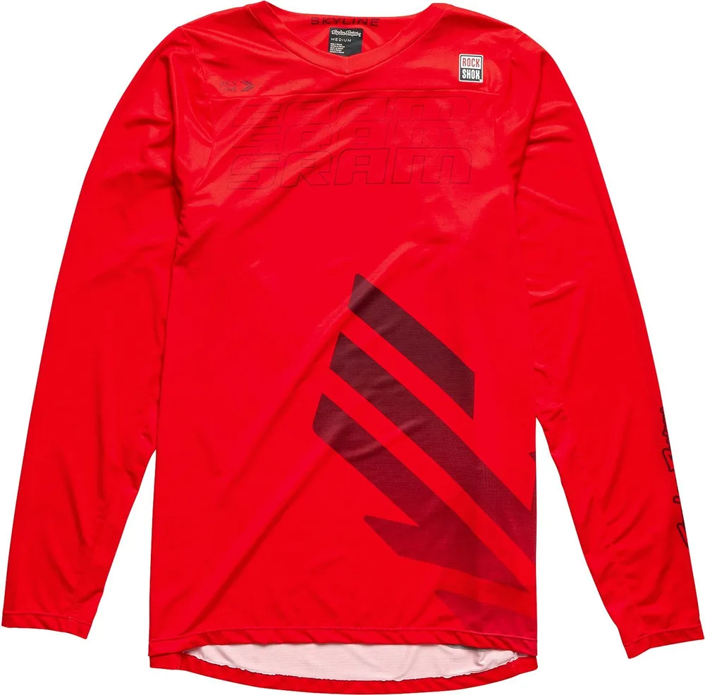 Dres s dlhým rukávom TLD Skyline SRAM Eagle One Fiery Red