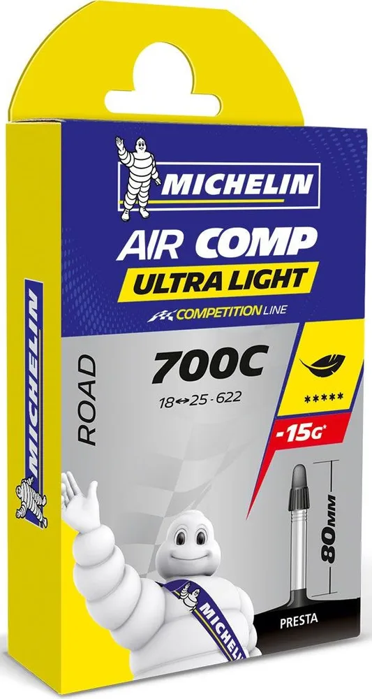 Duša Michelin Air Comp Ultralight GAL-FV 80 mm 700x18/25