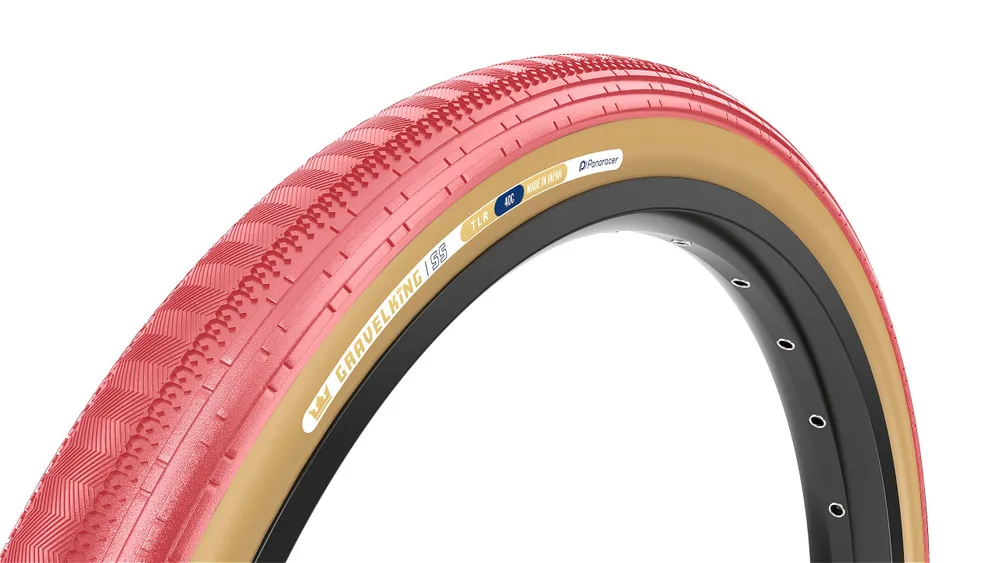 PANARACER plášť Gravelking SS - 700, kevlar, Sakura, Brown sidewall