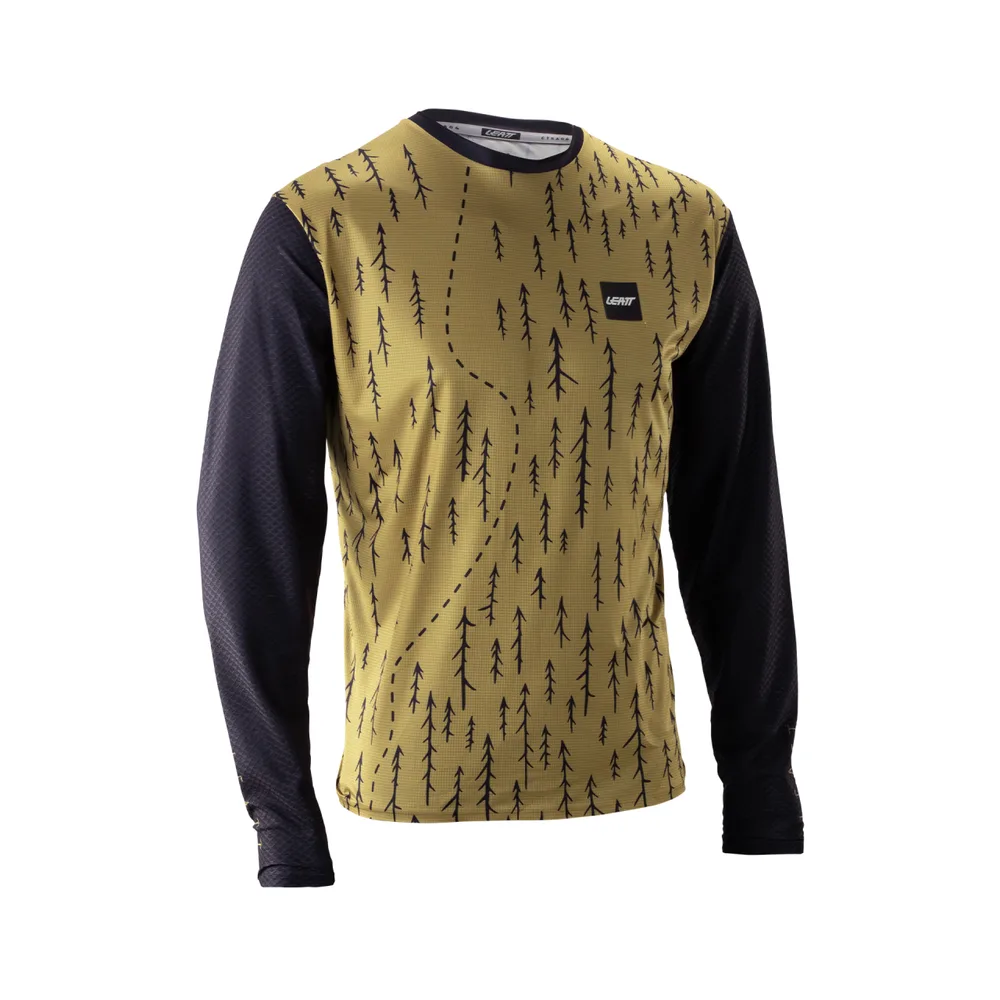 LEATT dres dlhý rukáv MTB Trail 3.0, Trails Brown