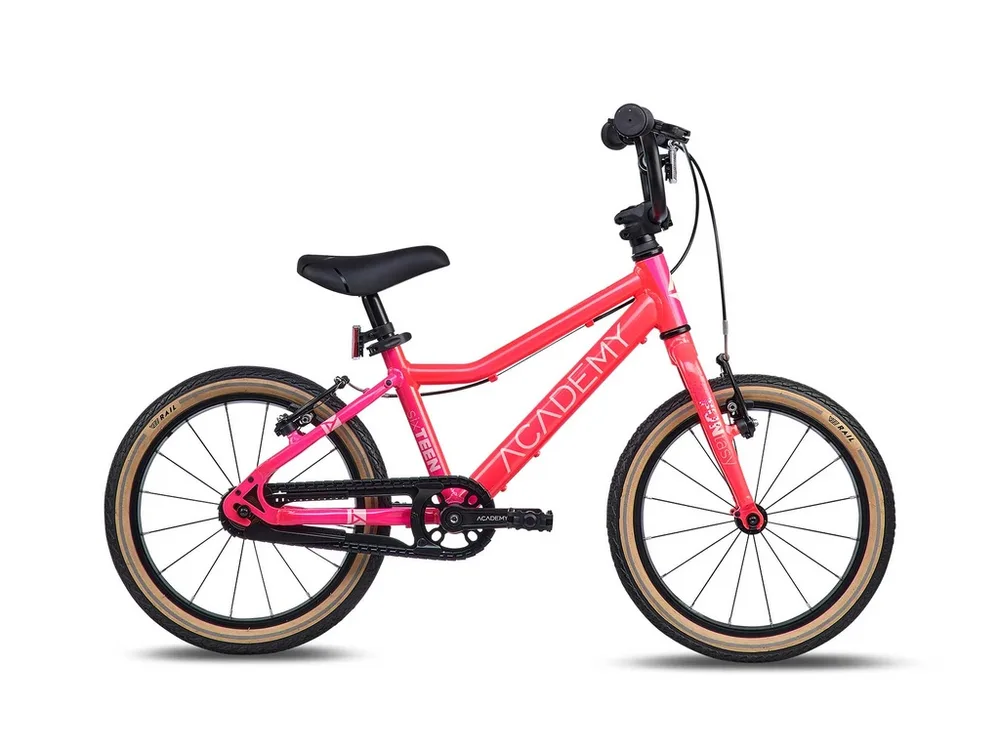ACADEMY Detský bicykel Grade 3 Edition FUNtasy - 16" 2025, Zelená/Ružová/Modrá