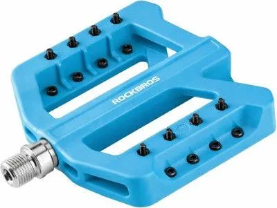Pedál RockBros, PL,LSL Flat, nylon, 9/16,modrý