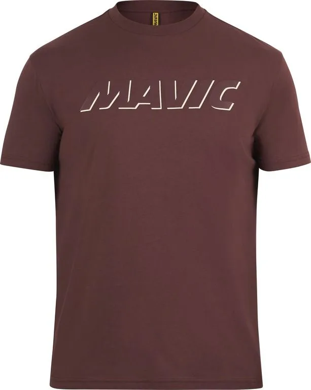 Tričko s krátkym rukávom Mavic Corporate Logo Aubergine Corde